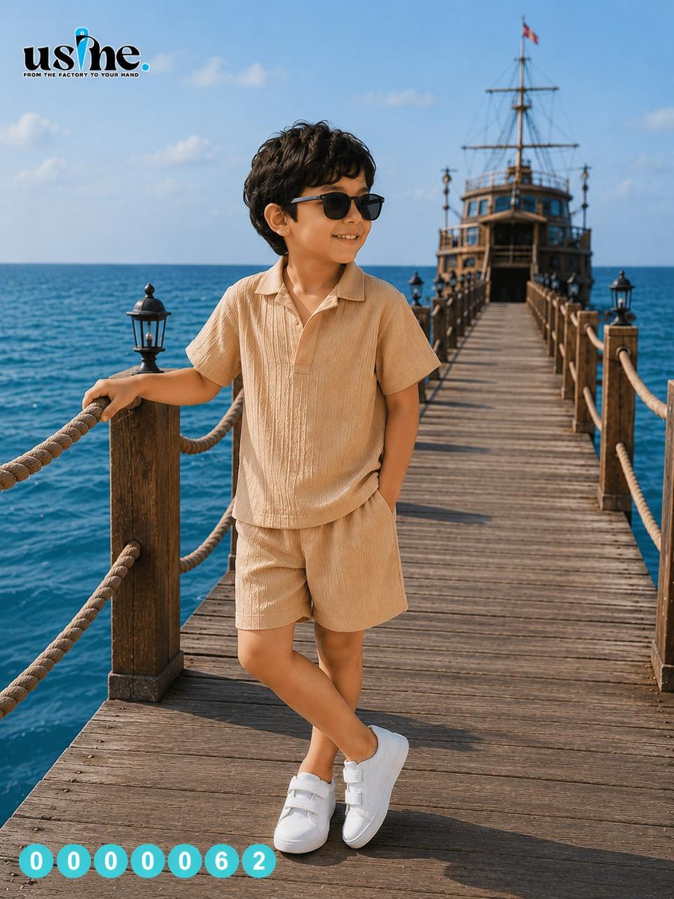 00062 سوت اولادى تيشيرت وشورت